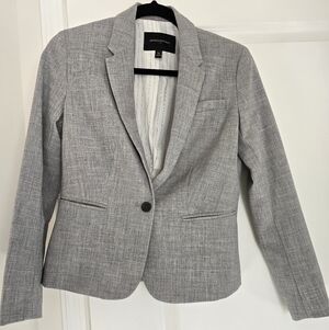 Banana Republic Women's Light grey Blazer Size 0 Petite